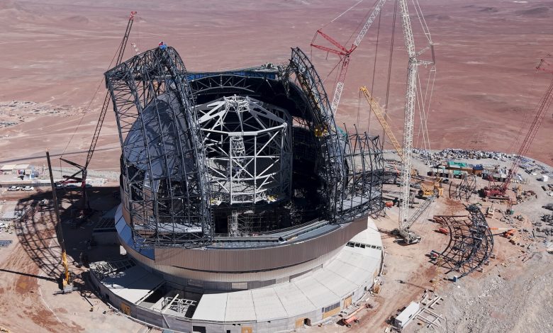 Extremely Large Telescope captura imagem de satélite em 5/8/2025