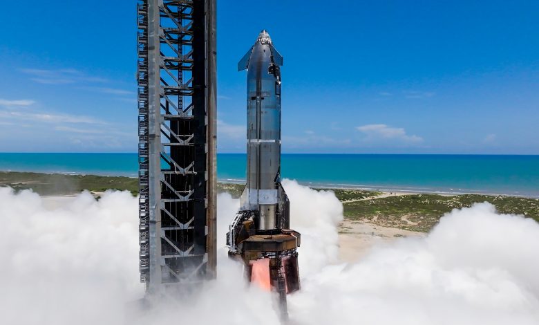 SpaceX ativa foguete Starship para 10ª missão de testes