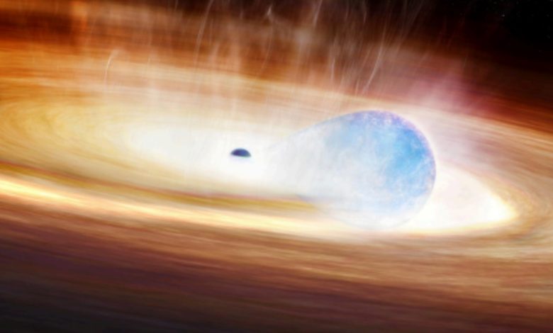 NASA descobre explosão estelar em órbita de buraco negro