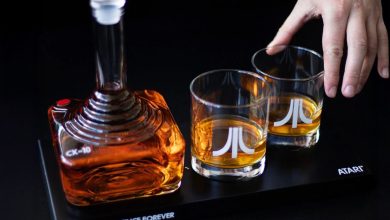 Atari transforma joystick em decantador de whisky design