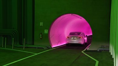 Tesla testa autônomo em túneis da The Boring Company em Las Vegas