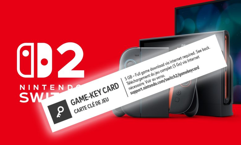 Switch 2 gera descontentamento em pesquisa sobre game key cards