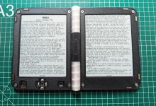 E-reader de duas telas promete experiência de leitura imersiva