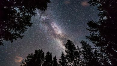 ESA observa o Triângulo de Verão com a Via Láctea à noite