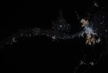 Astronauta da ISS registra o Nilo iluminado à noite