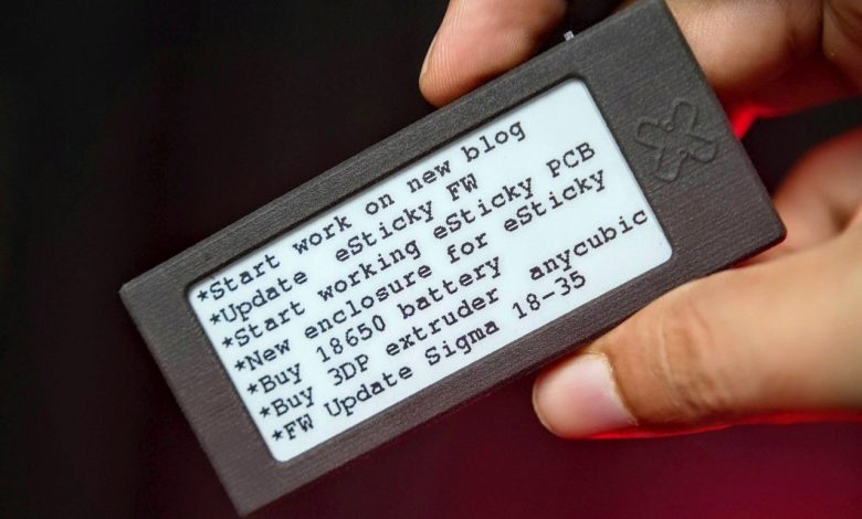 Hacker cria post-it digital com design sustentável por R$ 200