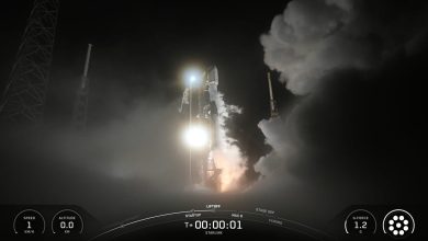 SpaceX lança 28 satélites Starlink e recupera foguete no mar