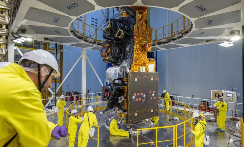 ESA prepara satélite para lançamento no foguete Ariane 6