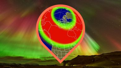 NASA registra auroras em 18 estados entre 7 e 8 de agosto