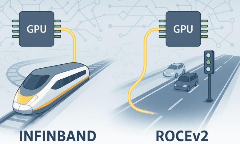 InfiniBand e RoCEv2: escolha a rede ideal para AI