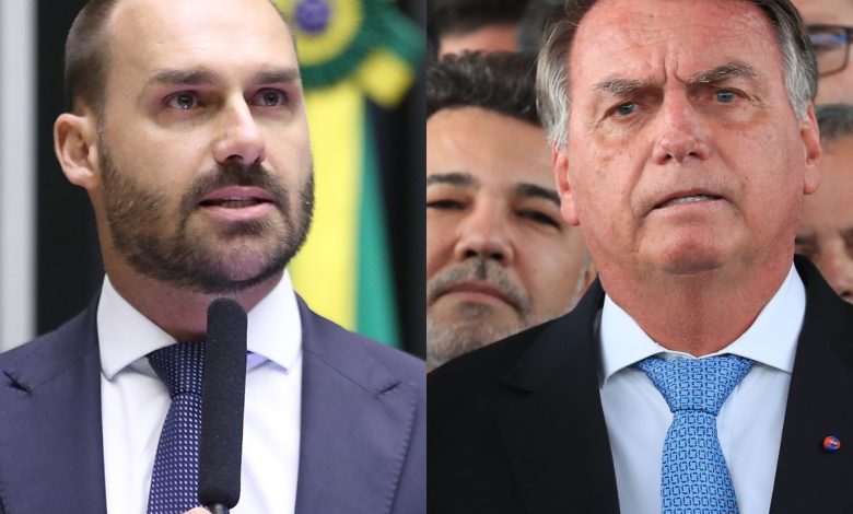 PF obtém mensagem de Eduardo Bolsonaro sobre decisão do pai