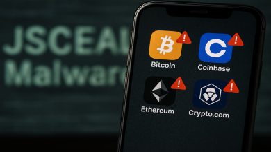 Malware JSCEAL ataca milhões via anúncios falsos de crypto app