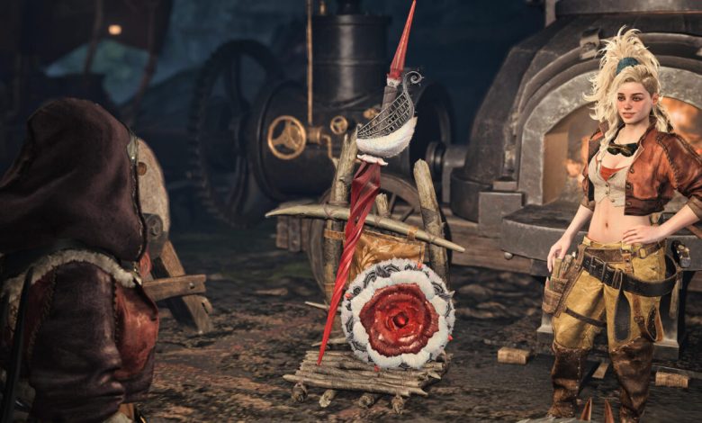 Monster Hunter Wilds ensina a transmog de armas no PS5