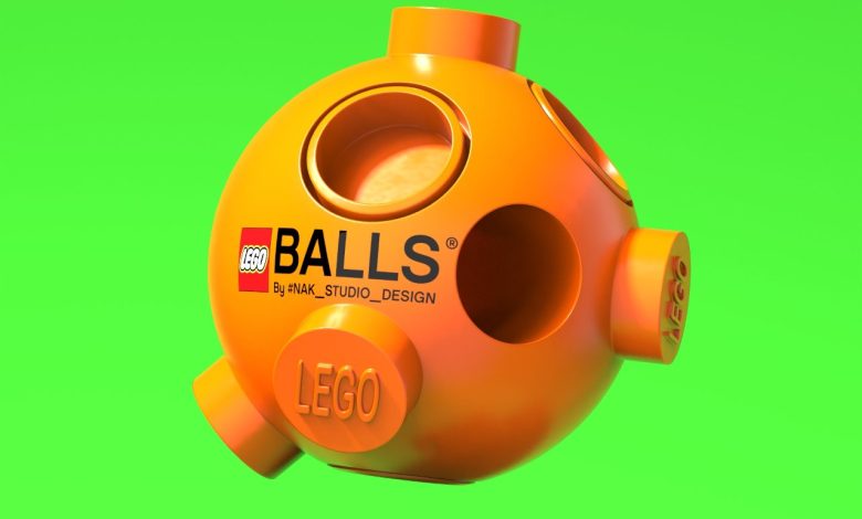 Ball Brick Concept transforma o brincar com design modular