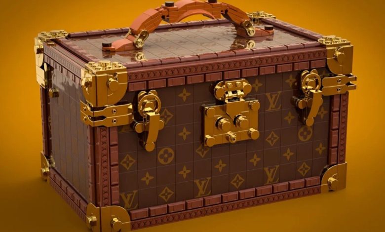 LEGO recria mala Louis Vuitton com 1.200 peças em design detalhado