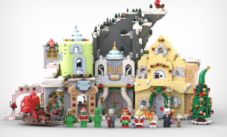 LEGO celebra nostalgia com MOC de Grinch em Whoville