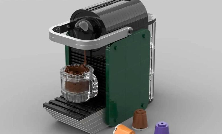 LEGO lança máquina de café Nespresso para amantes de design