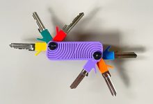 Key organizer traz design compacto e colorido ao seu EDC