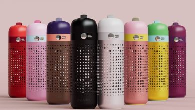 Okapa apresenta garrafa reutilizável com design higienizado