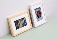 Paperless Paper 7 E Ink Frame transforma arte digital em mobiliário