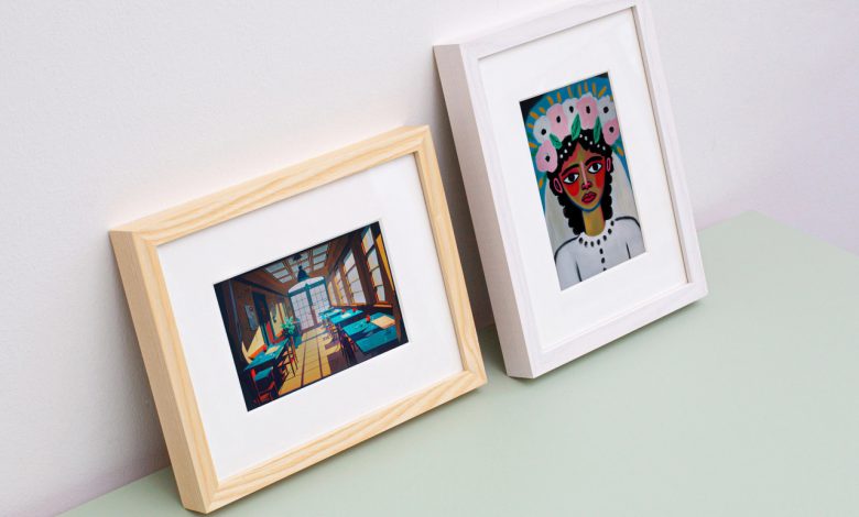 Paperless Paper 7 E Ink Frame transforma arte digital em mobiliário