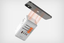 Adapter GaN de 140W une design inteligente e carregamento sem fio
