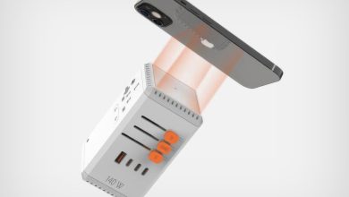 Adapter GaN de 140W une design inteligente e carregamento sem fio