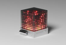 PYRO apresenta conceito de luminária com fogo em voxel