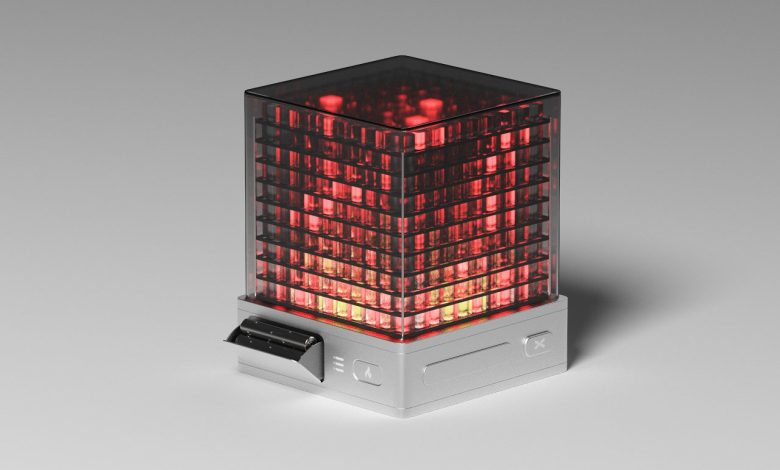 PYRO apresenta conceito de luminária com fogo em voxel