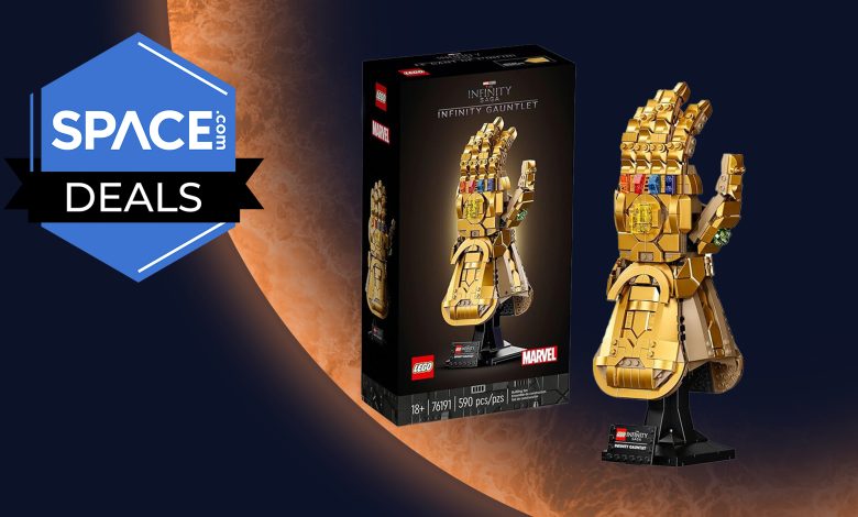 NASA reduz preço em 42% de set Lego do Infinity Gauntlet