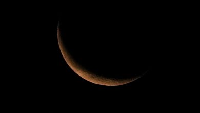 NASA observa Lua crescente com Júpiter e Vênus no céu