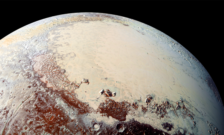 NASA detecta cratera de supervulcão em Plutão