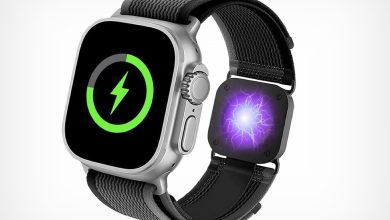 Designer cria pulseira de Apple Watch com carregador sem fio