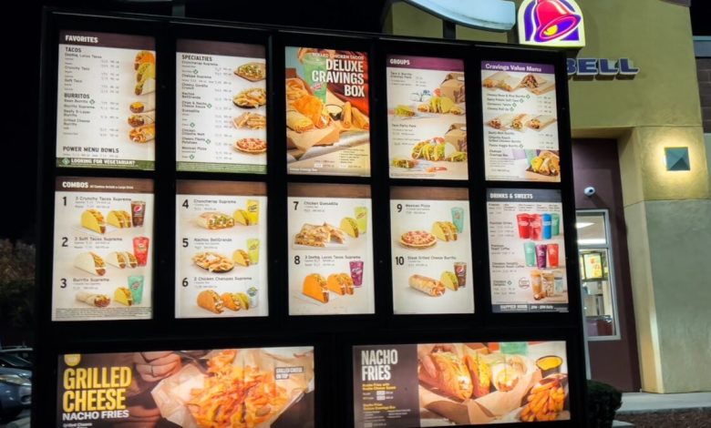 Menu Y2K da Taco Bell atrai interesse dos investidores