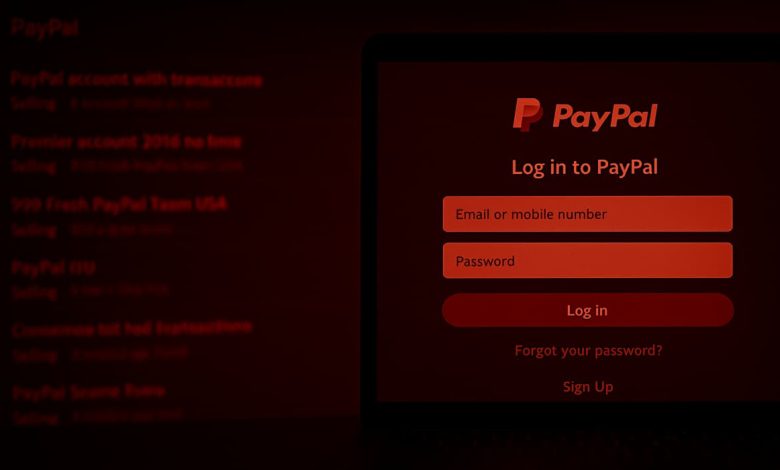 PayPal enfrenta breach com venda de 15,8 milhões de credenciais