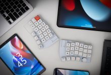 Wing45 apresenta teclado ergonômico sem fio para design moderno