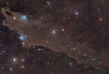 Astrofotógrafo revela imagem de tubarão cósmico em órbita