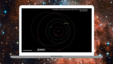 NASA transmite passagem de asteroide em órbita da Terra