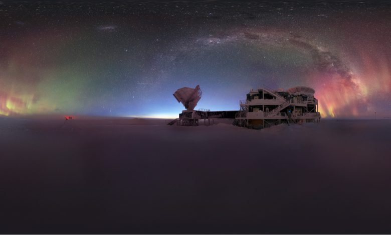 South Pole Telescope capta luz em nova missão científica