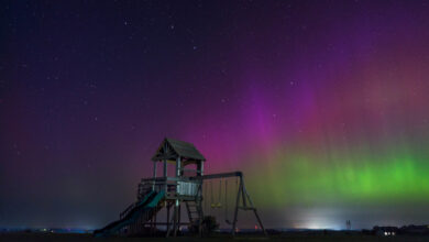 NASA registra tempestade solar e auroras nos EUA