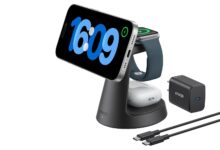 Anker MagGo 3 em 1 para carregar AirPods Pro 3, iPhone 17 e Apple Watch
