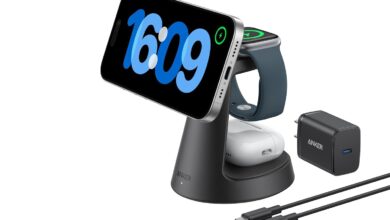 Anker MagGo 3 em 1 para carregar AirPods Pro 3, iPhone 17 e Apple Watch