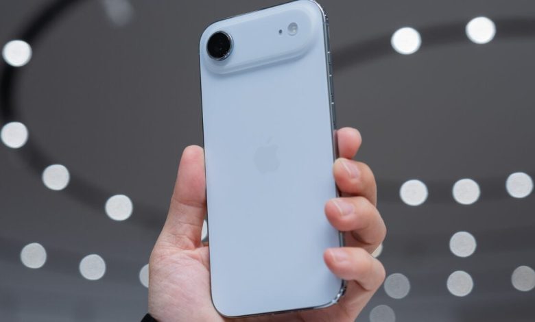 Apple lança iPhone Air super-fino, mas com desvantagem significativa