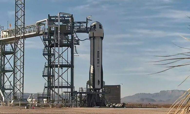 Blue Origin lança 35ª missão do foguete New Shepard hoje