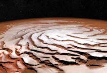 Martian North Polar Vortex Creates Seasonal Ozone Layer, Planetary Scientists Say