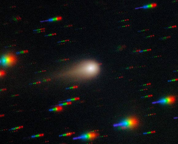 This image of 3I/ATLAS was taken by the Gemini Multi-Object Spectrograph (GMOS) on the Gemini South telescope on August 27, 2025. Image credit: International Gemini Observatory / NOIRLab / NSF / AURA / Shadow the Scientist / J. Miller Array / M. Rodriguez, International Gemini Observatory & NSF’s NOIRLab / T.A. Rector, University of Alaska Anchorage & NSF’s NOIRLab / M. Zamani, NSF’s NOIRLab.
