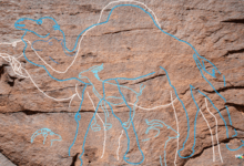 Descoberta revela arte rupestre e antigos oásis no deserto