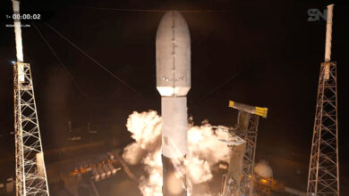 SpaceX lança satélite para telecomunicações na órbita