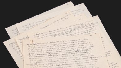 Manuscrito de Einstein em leilão destaca pesquisa científica