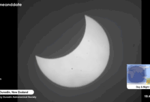 NASA registra eclipse solar parcial de setembro de 2025